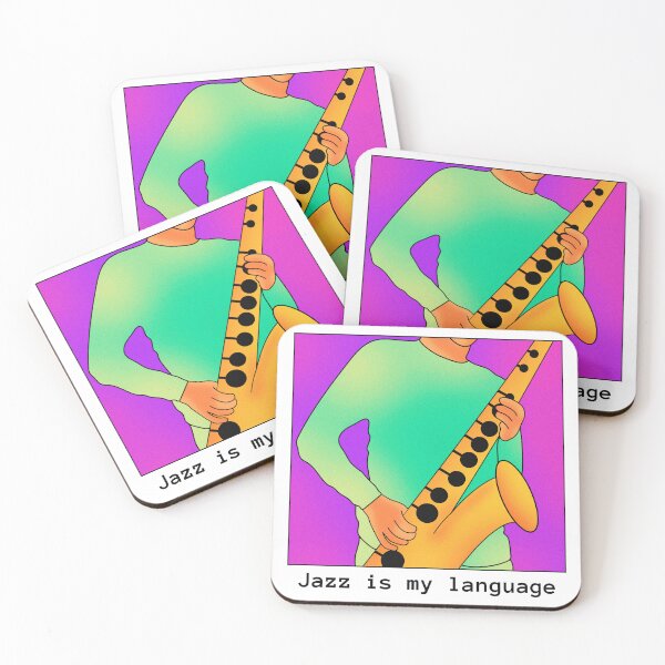 Item preview, Jazz Is My Language Artwork Musician Saxophone designed and sold by welldressing.