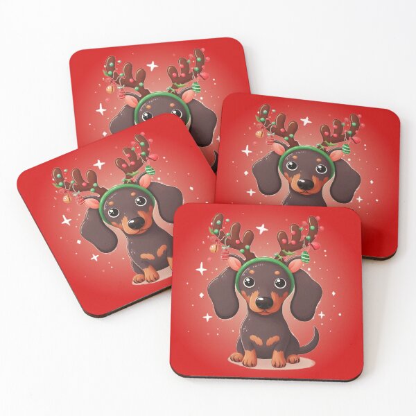 Item preview, Christmas puppy dachshund - Cute christmas design for you sweater, gifts or pet houseware designed and sold by Fanaticos.