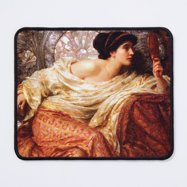 Item preview, The Mirror - Sir Frank Dicksee designed and sold by forgottenbeauty.