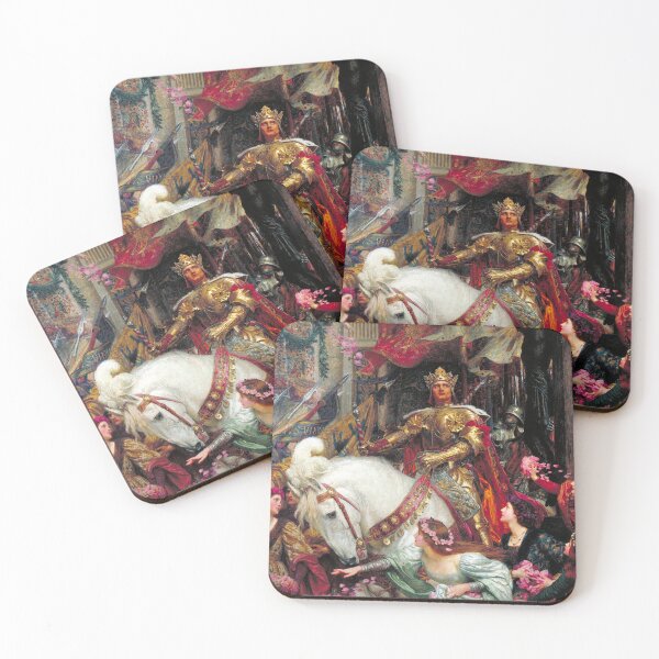 Item preview, The Two Crowns - Sir Frank Dicksee designed and sold by forgottenbeauty.