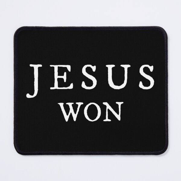 Item preview, Jesus Won Faithful Victory Christian Inspirational Message  designed and sold by The Junto Shop.
