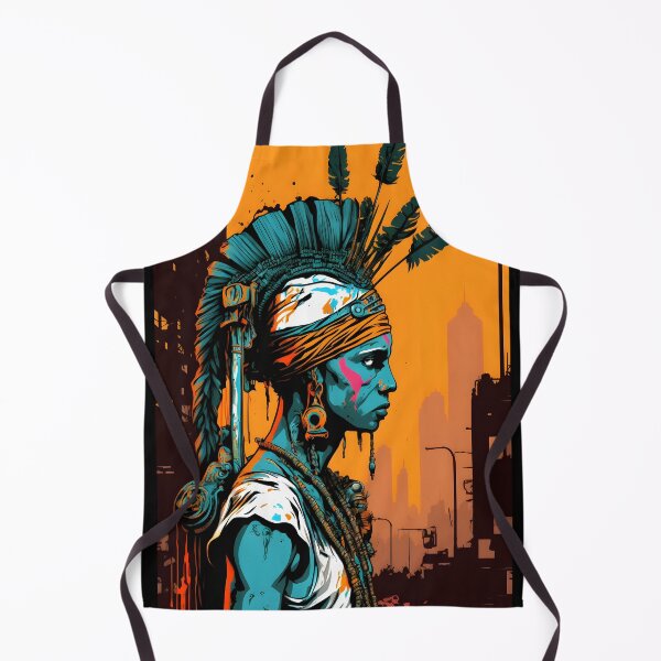 Item preview, Pop Art Style Futuristic Native American designed and sold by Je-we.