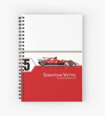 Vettel - SF70H Spiral Notebook