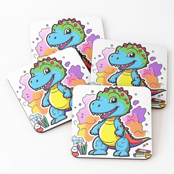Item preview, Artistic Dino Dabbler designed and sold by DenseColor.