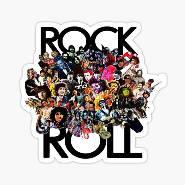Classic Rock Stickers for Sale