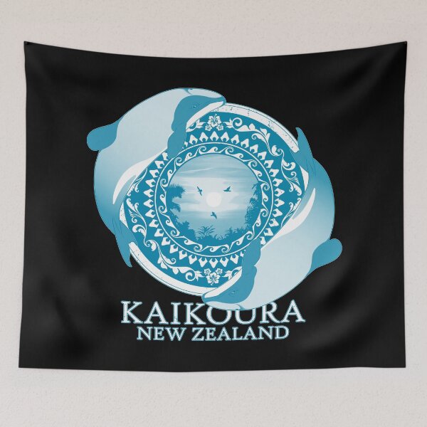 Item preview, Hector's dolphin Kaikoura New Zealand designed and sold by NicGrayGraphic.