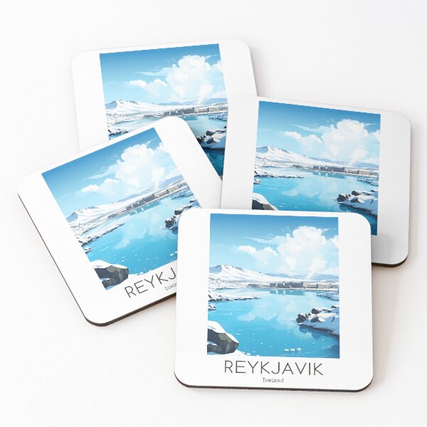 Item preview, A Vintage Travel Illustration of Reykjavik - Iceland  designed and sold by GoodOldVintage.