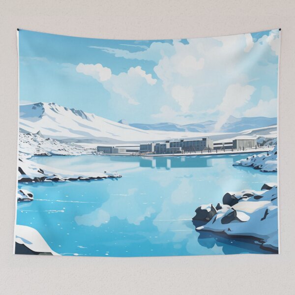 Item preview, A Vintage Travel Illustration of Reykjavik - Iceland  designed and sold by GoodOldVintage.