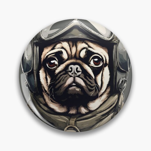 Item preview, pug on duty designed and sold by Luisa Capelli.
