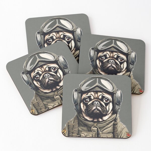 Item preview, pug on duty designed and sold by Luisa Capelli.