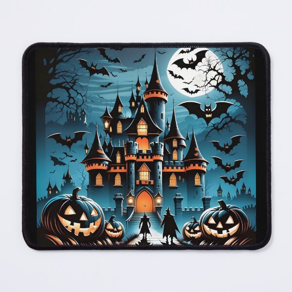 Item preview, Dark Halloween Wizard Castle Vector designed and sold by CreatureHouse95.