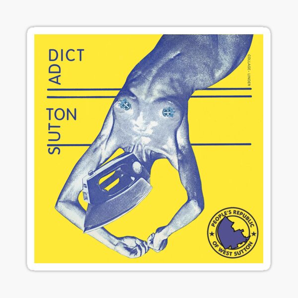 Sutton Addict Sticker