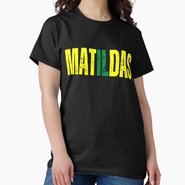 Vista previa del artículo con la obra «Las Matildas, mi equipo de fútbol australiano, Australia», diseñado y vendido por erozzz.