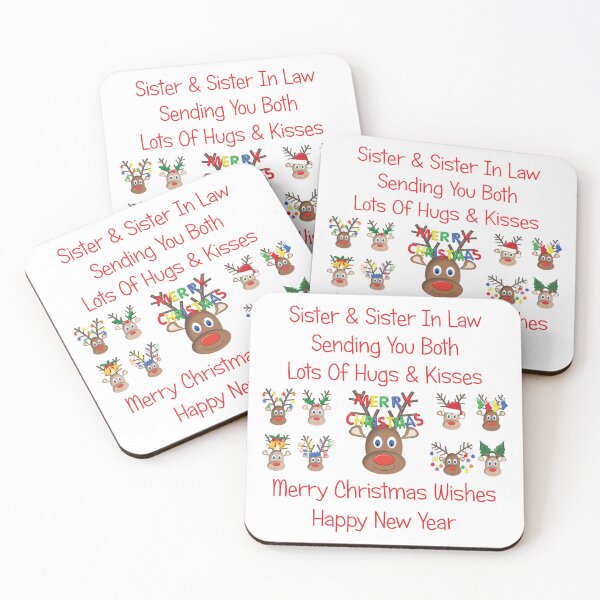 Item preview, Sister & Sister In Law Merry Christmas designed and sold by RosieLadyLove.