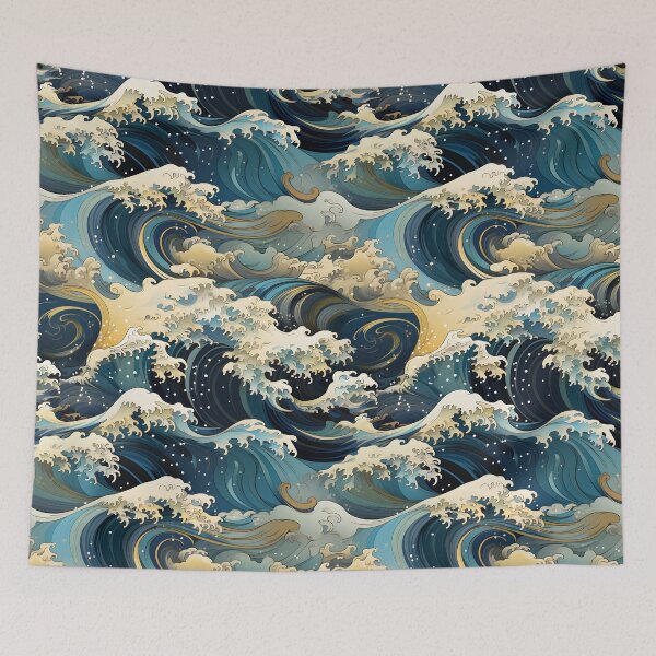 Item preview, Harmony of the Waves: Japanese Traditional Patterns No.2 designed and sold by Laerguldir.