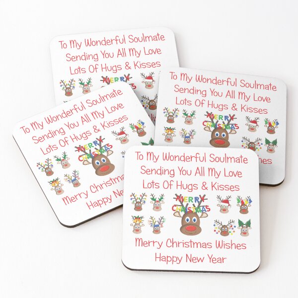 Item preview, To My Wonderful Soulmate Merry Christmas designed and sold by RosieLadyLove.