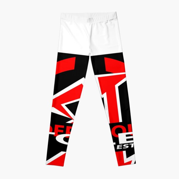 White Stripes Leggings