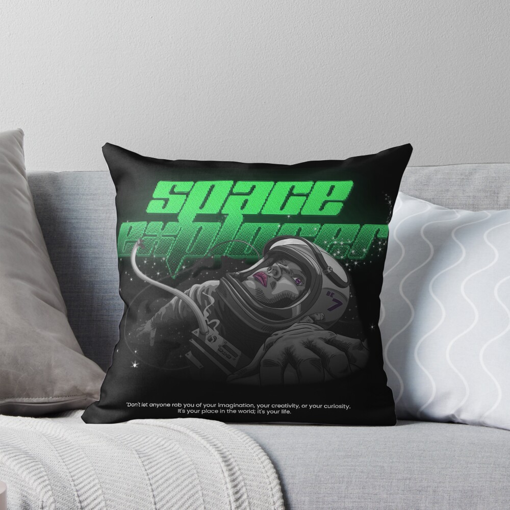 Item preview, Throw Pillow designed and sold by secondbreaktime.