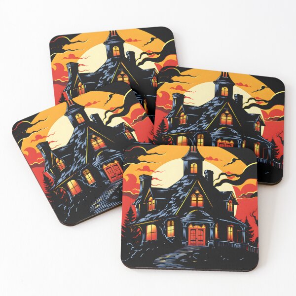 Item preview, House in the dark in halloween day. designed and sold by Fairytale-11.