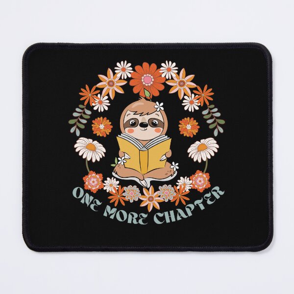 Item preview, Bookish Book Lovers Smart Sloth Reading One More Chapter designed and sold by SchlossInspire.
