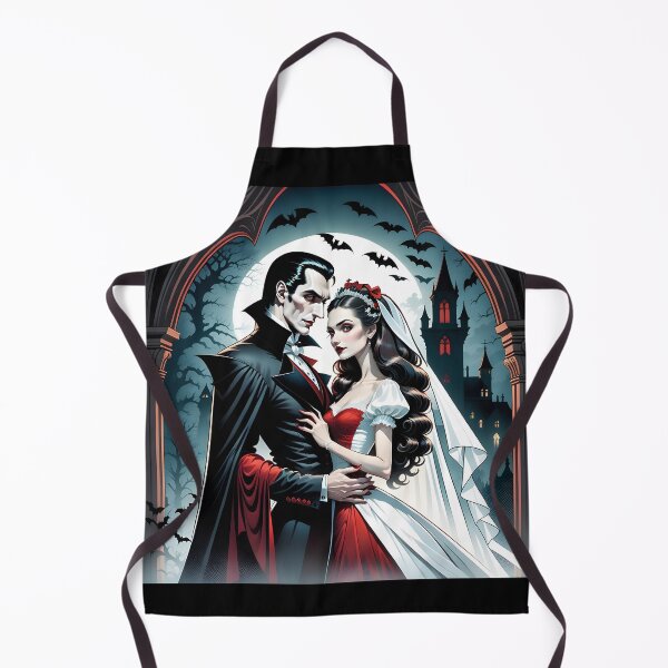 Item preview, Dracula and His Bride - Romantic Halloween designed and sold by CreatureHouse95.