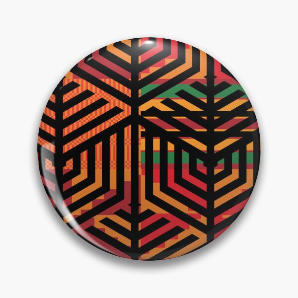 Item preview, Kente Pattern, Geometric Minimal, Love Africa  designed and sold by kentevibesshop.