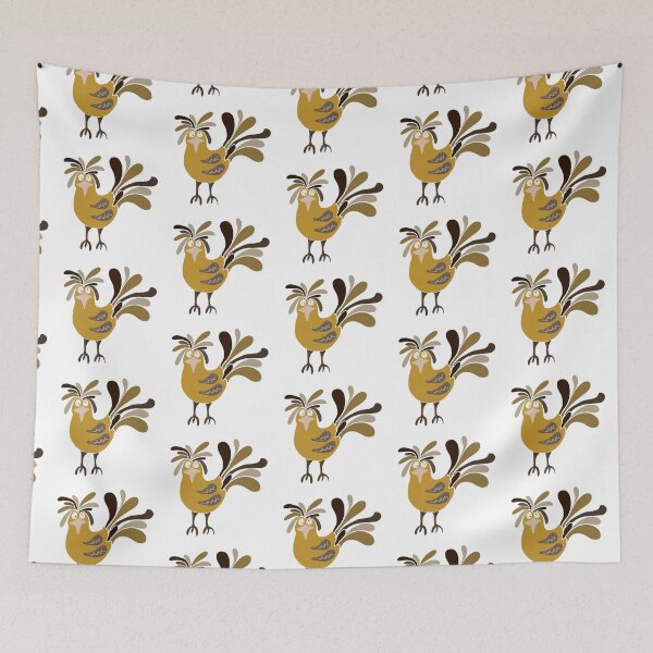 Item preview, Funny chicken legs chicken artwork in green designed and sold by SurfPixieArt.