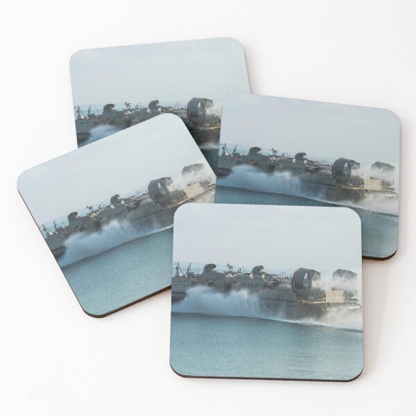 Item preview, STK108991M-Landing Craft Air Cushion departs Blue Beach, Okinawa, Japan. designed and sold by StocktrekImages.