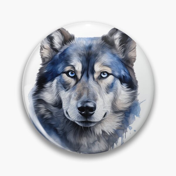 Item preview, Blue wolfdog designed and sold by OlmArtify.