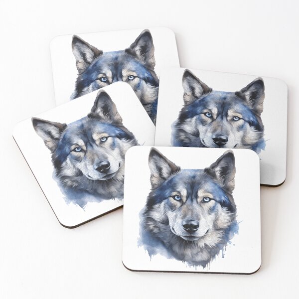 Item preview, Blue wolfdog designed and sold by OlmArtify.