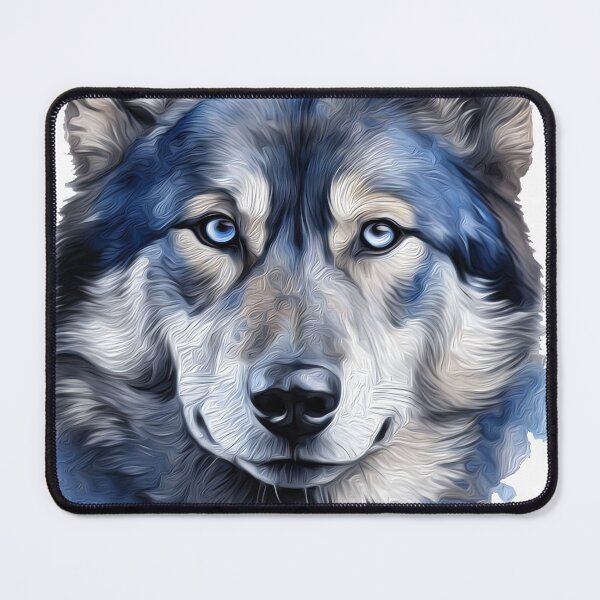 Item preview, Blue wolfdog designed and sold by OlmArtify.
