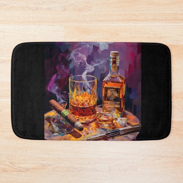 Artikelvorschau, Abstrakte Whisky-Kunst – ausdrucksstarke Pinselstriche und surreale Harmonien entworfen und verkauft von OlfactoART Studio.