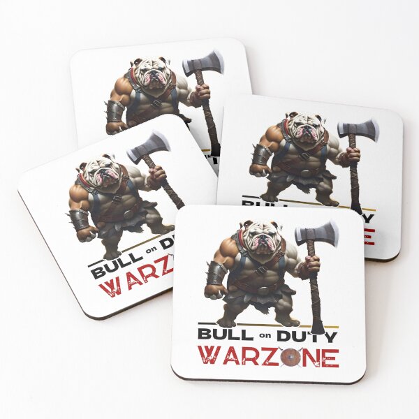 Item preview, Bull on Duty: Warzone designed and sold by NickTaroDesign.