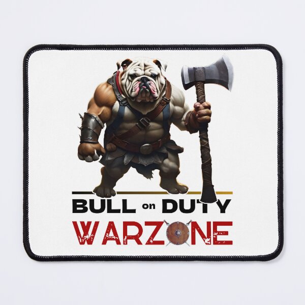 Item preview, Bull on Duty: Warzone designed and sold by NickTaroDesign.