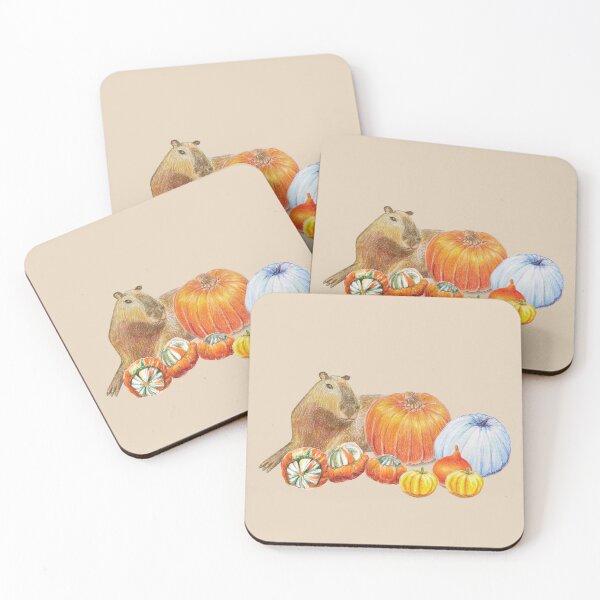 Item preview, Capybara’s pumpkins II designed and sold by umasharda.
