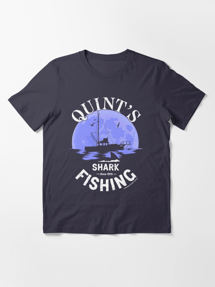 Jaws - Quint's Shark Fishing (Bay Harbor Skull Moon) Essential T-Shirt for Sale  by Candywrap Studio®