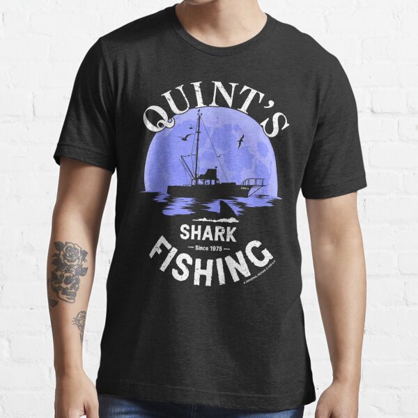 Jaws Inspired Quint's Shark Fishing T Shirt