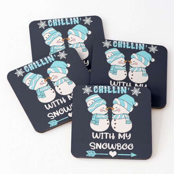 Item preview, Funny Snowman Chillin' With My Snowboo Winter designed and sold by Cute & Sassy Custom Gifting Boutiques.