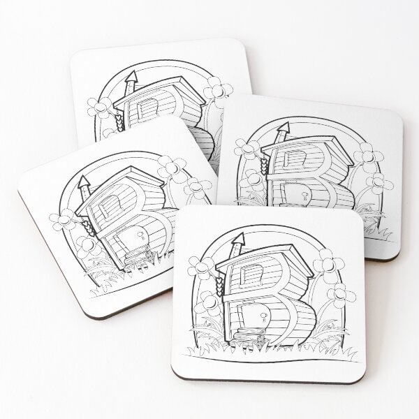 Item preview, Monogram Fairyhouse Letter B for Kids designed and sold by Sean McMenemy.