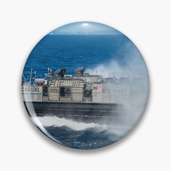 Item preview, STK108987M-Landing Craft Air Cushion departs the well deck of USS Germantown. designed and sold by StocktrekImages.