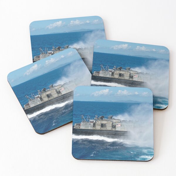 Item preview, STK108987M-Landing Craft Air Cushion departs the well deck of USS Germantown. designed and sold by StocktrekImages.