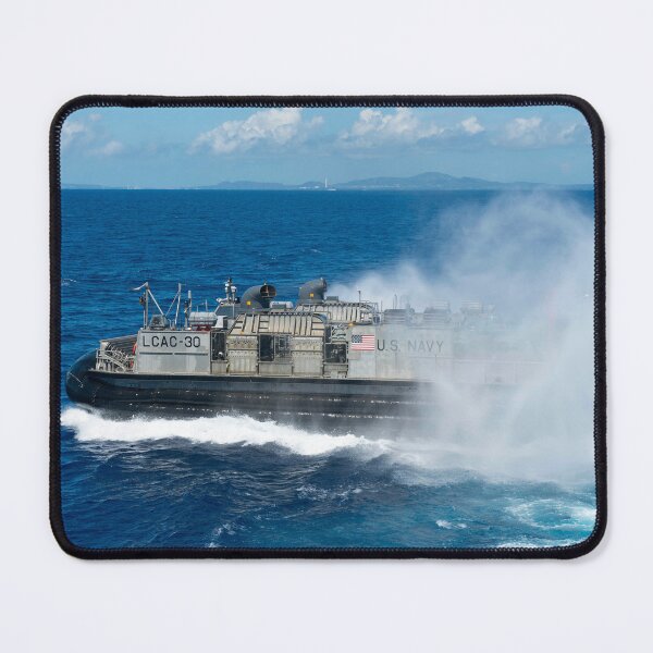 Item preview, STK108987M-Landing Craft Air Cushion departs the well deck of USS Germantown. designed and sold by StocktrekImages.