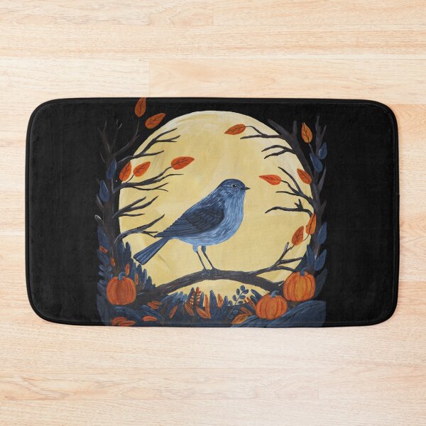 Item preview, Mountain bluebird on Halloween night designed and sold by EireneSan.