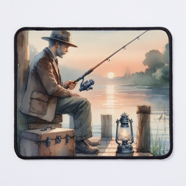 Item preview, Vintage Fishing at the Dock Design designed and sold by TeesNthese.
