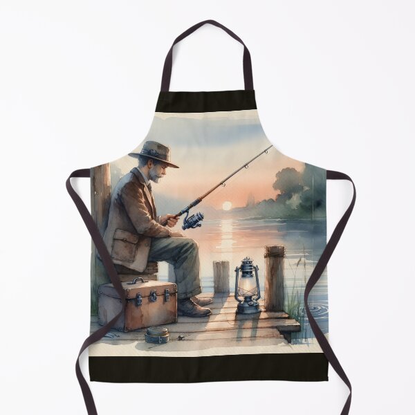 Item preview, Vintage Fishing at the Dock Design designed and sold by TeesNthese.