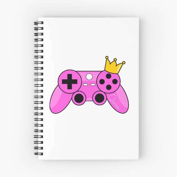 Item preview, Controlador de juego rosa con corona y reina del título designed and sold by ZnDigitalPrints.