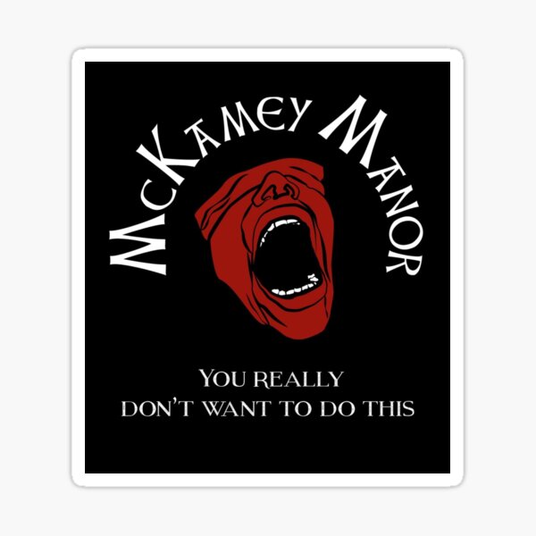 mckamey-manor-screaming-design-sticker-for-sale-by-mckameymanor