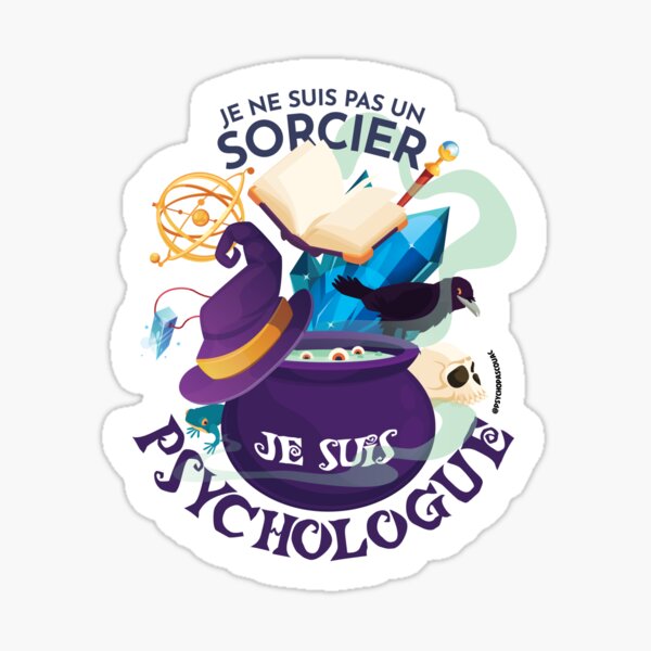 Item preview, Je ne suis pas un sorcier, je suis psychologue designed and sold by psychopascouac.