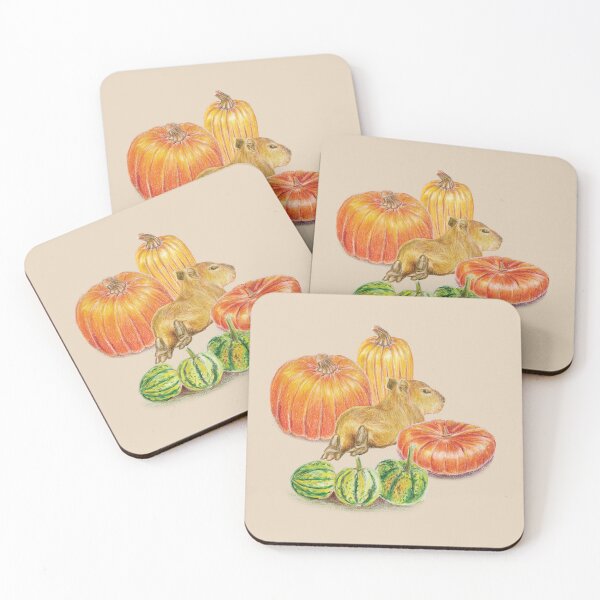 Item preview, Capybara’s pumpkins V designed and sold by umasharda.