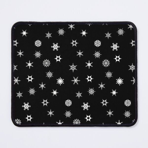 Item preview, Geometric snowflakes in white designed and sold by blursbyai.
